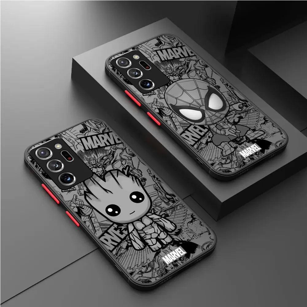 Marvel Case Samsung Galaxy S24 Plus Ultra Luxury Armor Case