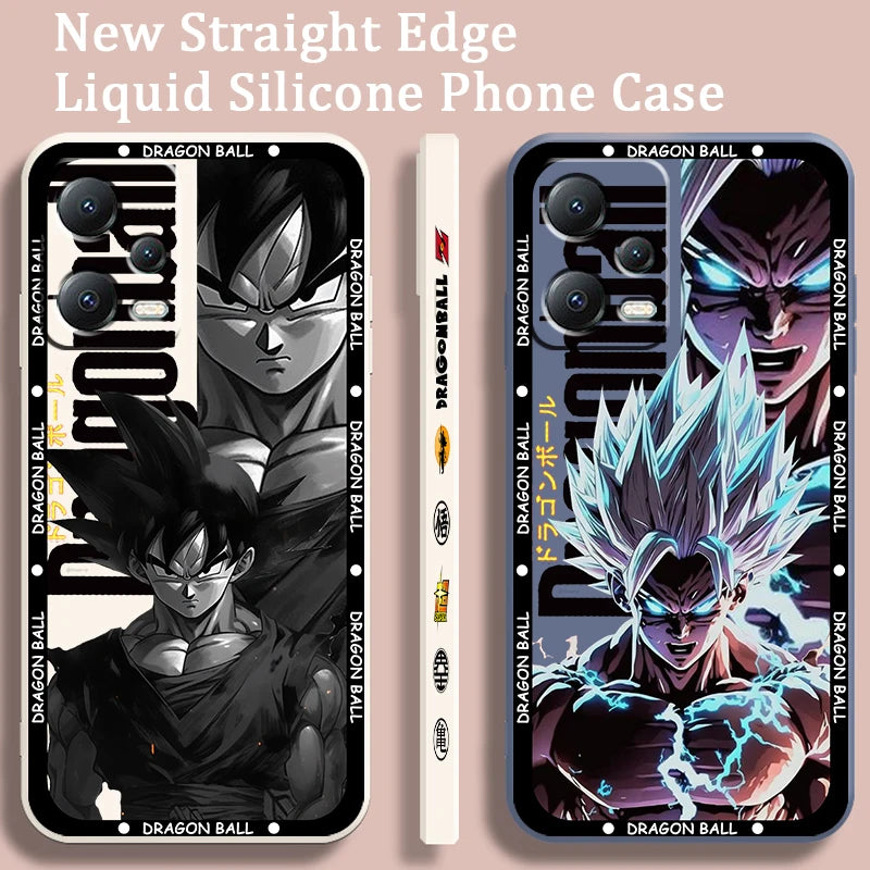 Goku Liquid Armor Rope Case for Xiaomi Redmi Note 12 Pro Plus – Dragon Ball Edition