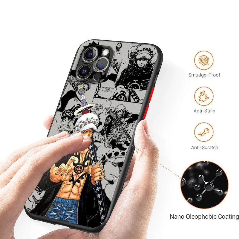 Ultimate One Piece Anime Frosted Case for iPhone 12 Mini/Pro/Pro Max