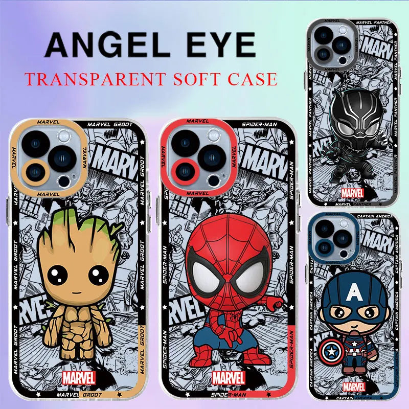 Marvel Case iPhone 14 Plus Pro Max Cartoon Case