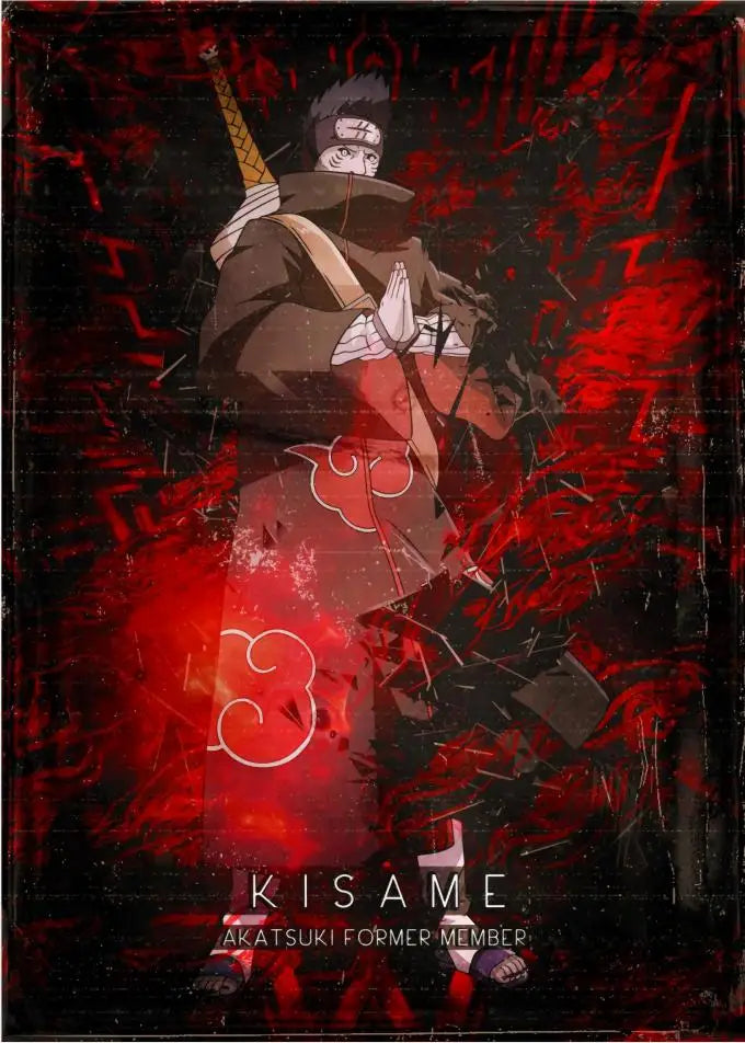 Akatsuki Shadows: Naruto HD Canvas Wall Art