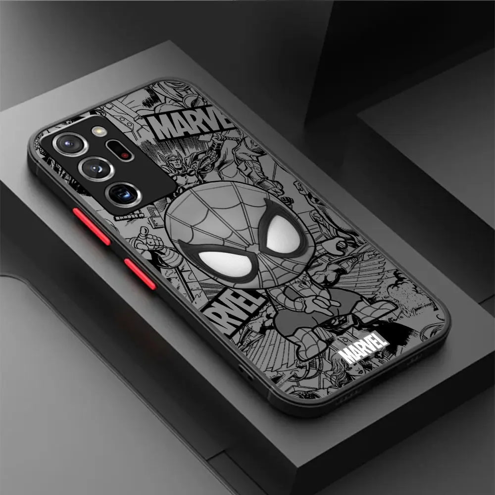 Marvel Case Samsung Galaxy S24 Plus Ultra Luxury Armor Case