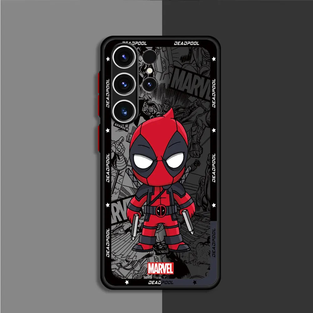 Marvel Case Samsung Galaxy S23 Plus Ultra Luxury Cartoon Armor Case