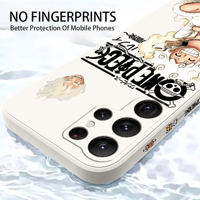 One Piece Luffy Gear 5/ Zoro Liquid Rope Case for Samsung Galaxy S23 Ultra Plus