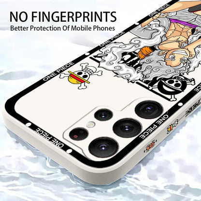 One Piece Luffy Gear 5 Liquid Rope Case for Samsung Galaxy S21 Ultra Plus