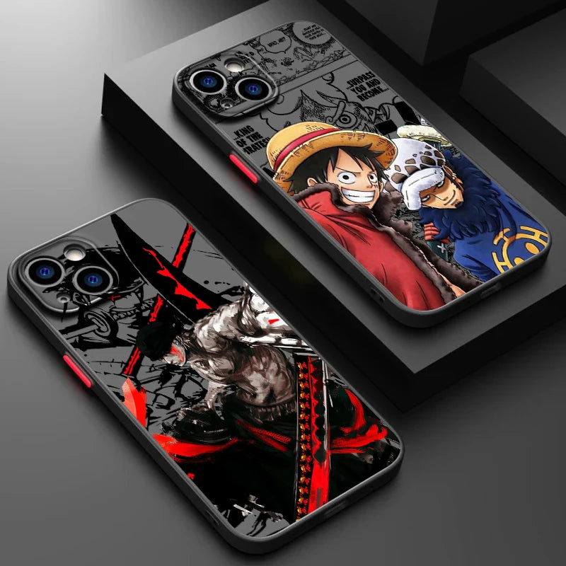 Ultimate One Piece Anime Frosted Case for iPhone 13 Mini/Pro/Pro Max